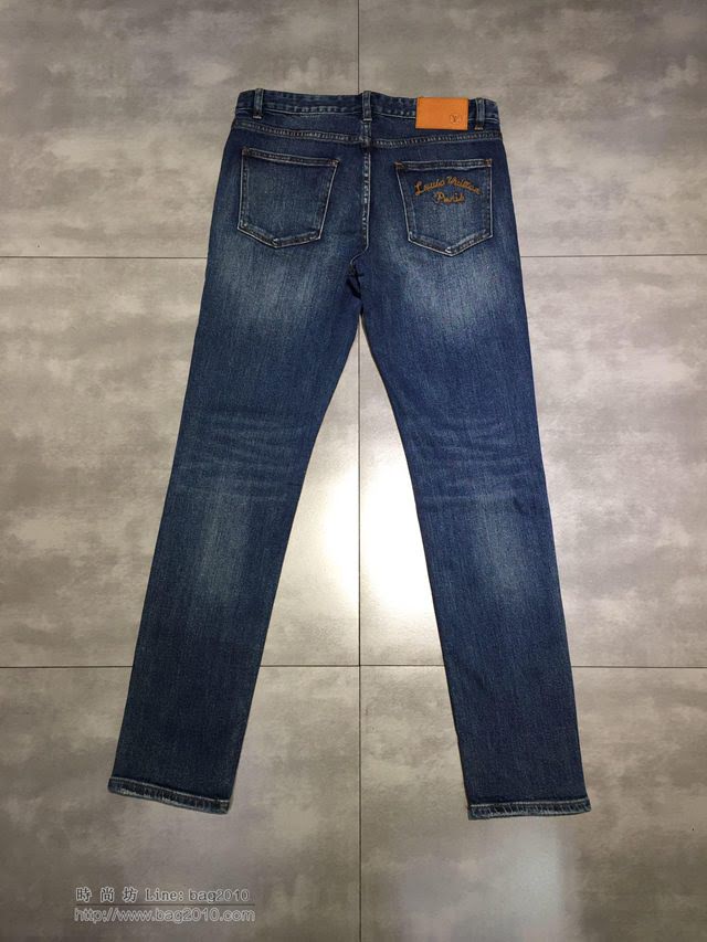 LV牛仔褲 19春夏新款 路易威登男士牛仔褲  tzy1588